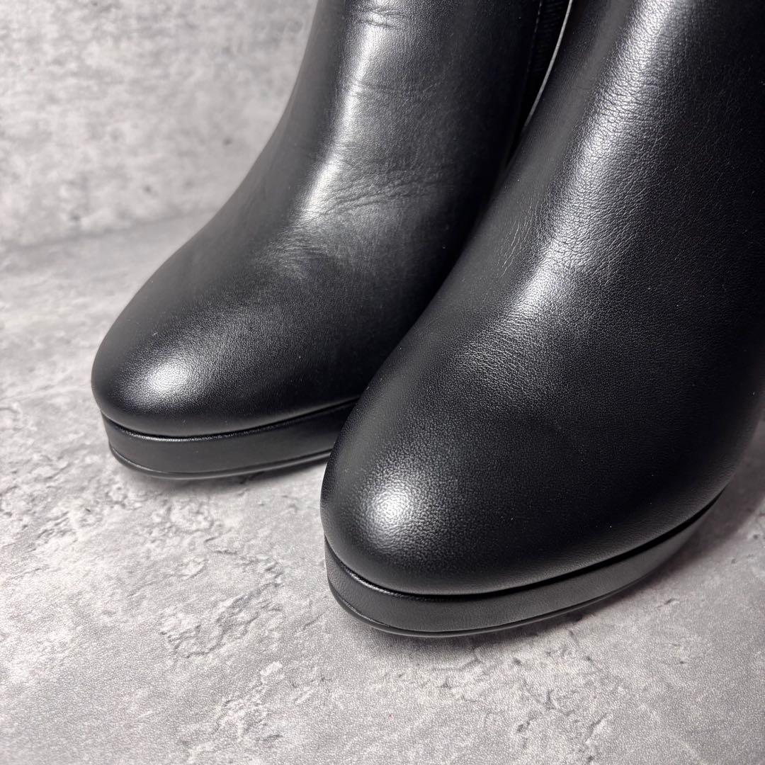 【ほぼ新品】DIANA ダイアナ　ショートブーツ　サイドゴア　厚底　ハイヒール