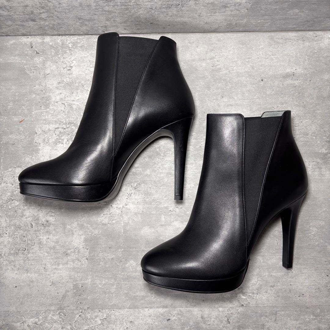 【ほぼ新品】DIANA ダイアナ　ショートブーツ　サイドゴア　厚底　ハイヒール