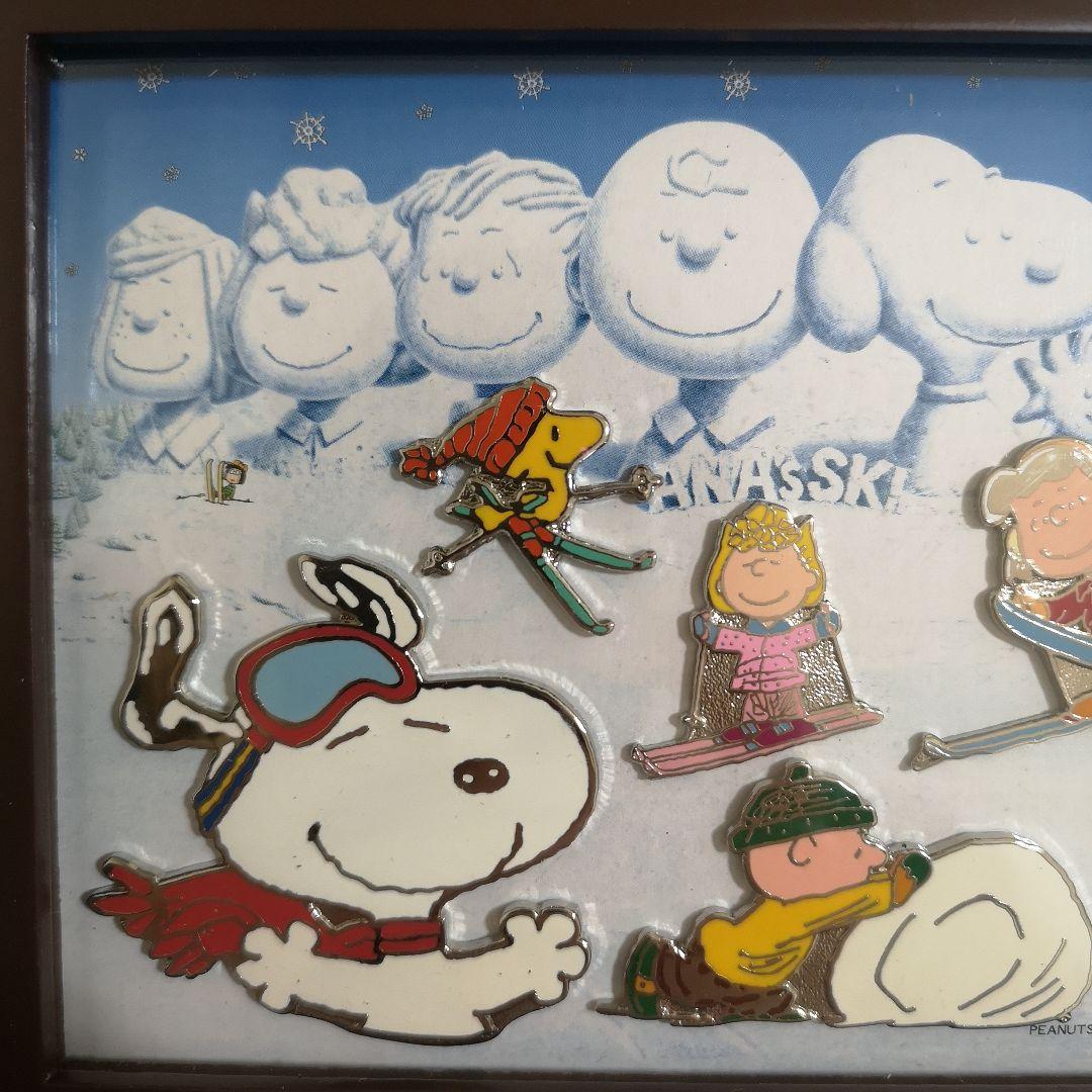 ☆希少☆スヌーピーANA'sスキーピンバッジセット