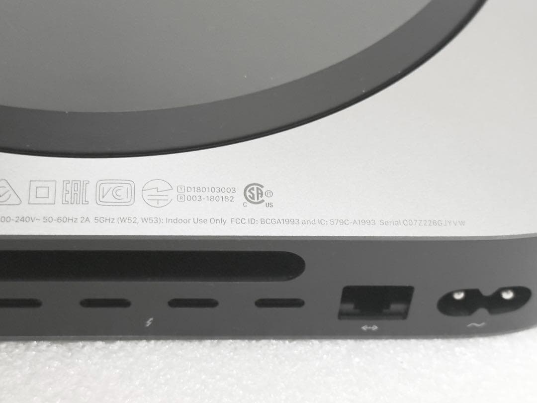 正常動作確認済　Mac mini 2018 32GB 128GB スペースグレイ