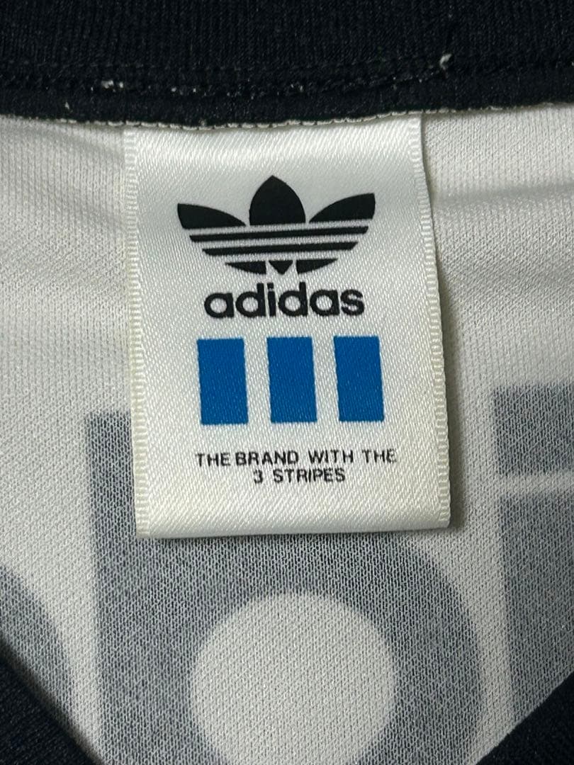 90s adidas アディダス ヴィンテージ ビッグトレフォイル ゲームシャツ
