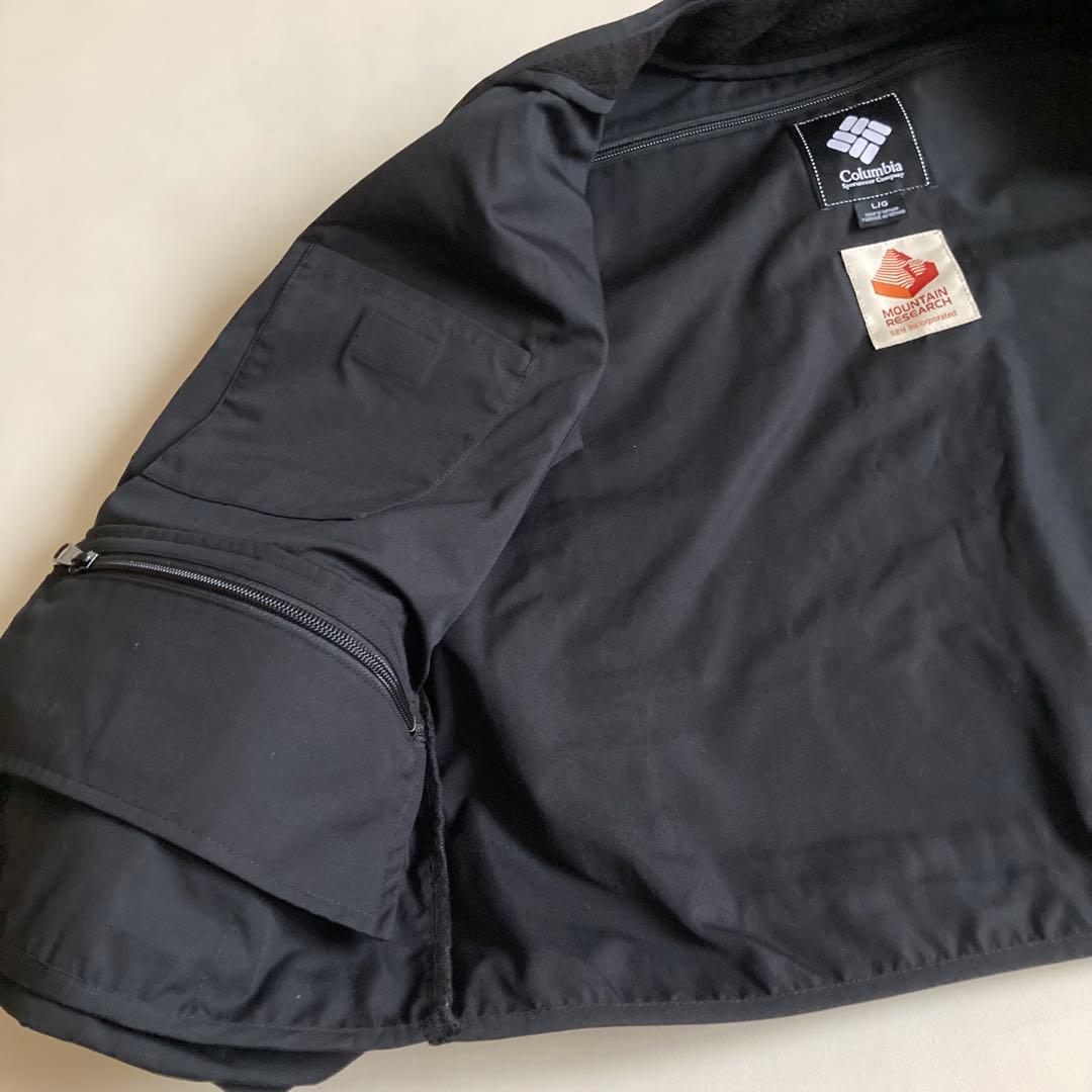 columbia コロンビア フィッシングベスト 黒