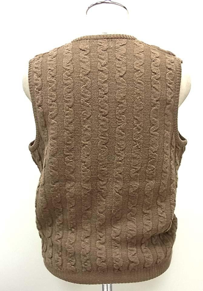 ✈極美品　マンシングウェア　ニット　ベスト ジレ　プルオーバー　グレー　女性 M