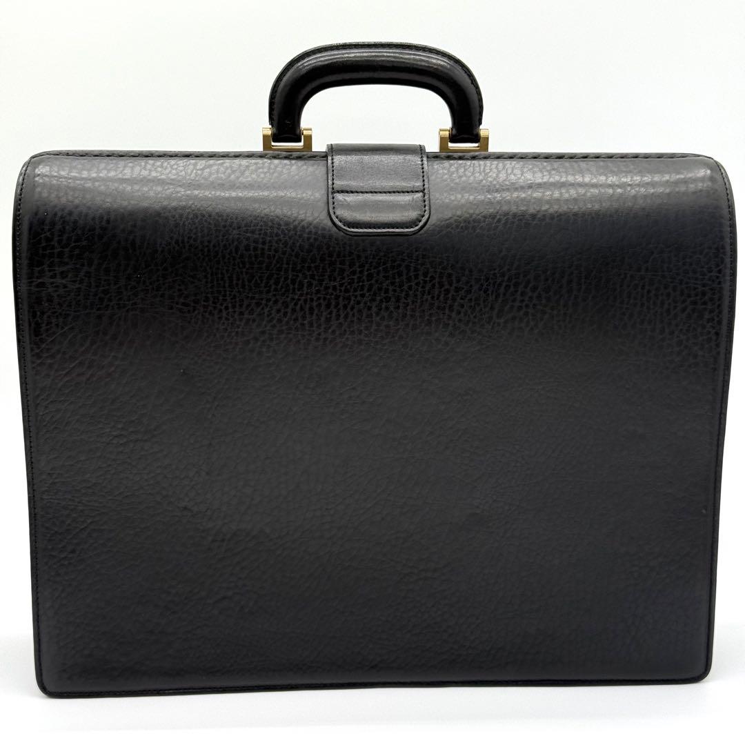 バーバリー メンズ カーフ レザー ダレス ドクター バッグ 黒 A4 ビジネス