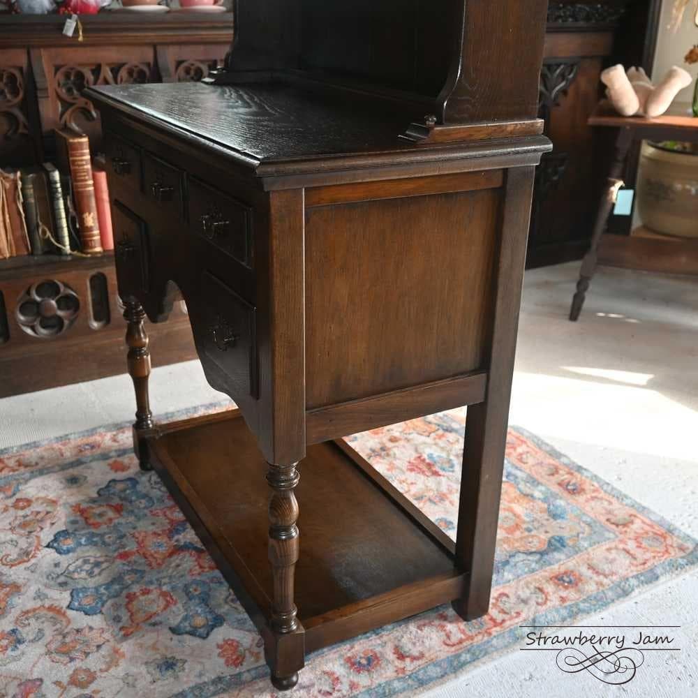 L3710-22 英国アンティーク キッチンキャビットカップボード 食器棚