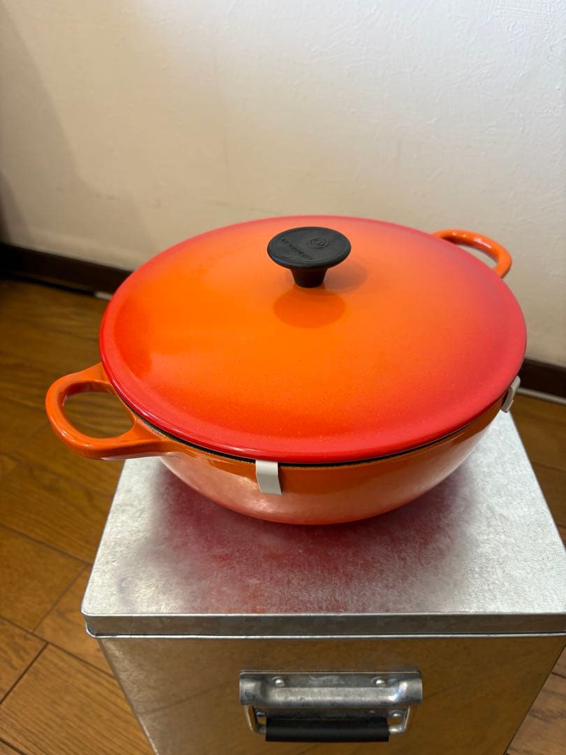 LE CREUSET ル・クルーゼ　マルミット オレンジ 22cm 鍋