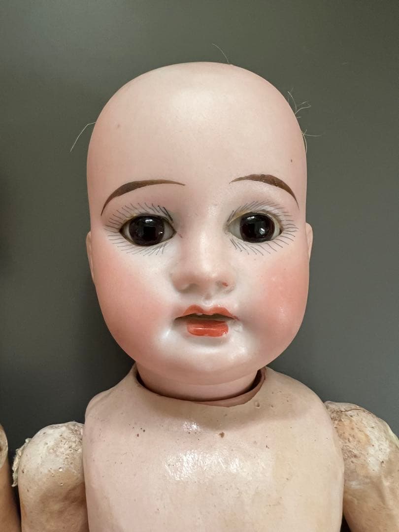 【アンティーク】ドイツ製ビスクドールアーモンドマルセル1894ペア