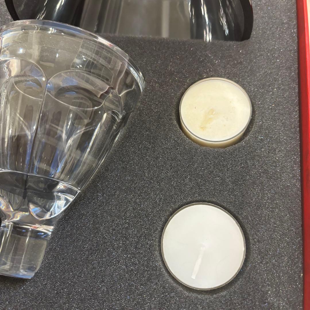 「定価20万」BACCARAT バカラ アワファイヤー キャンドルスタンド