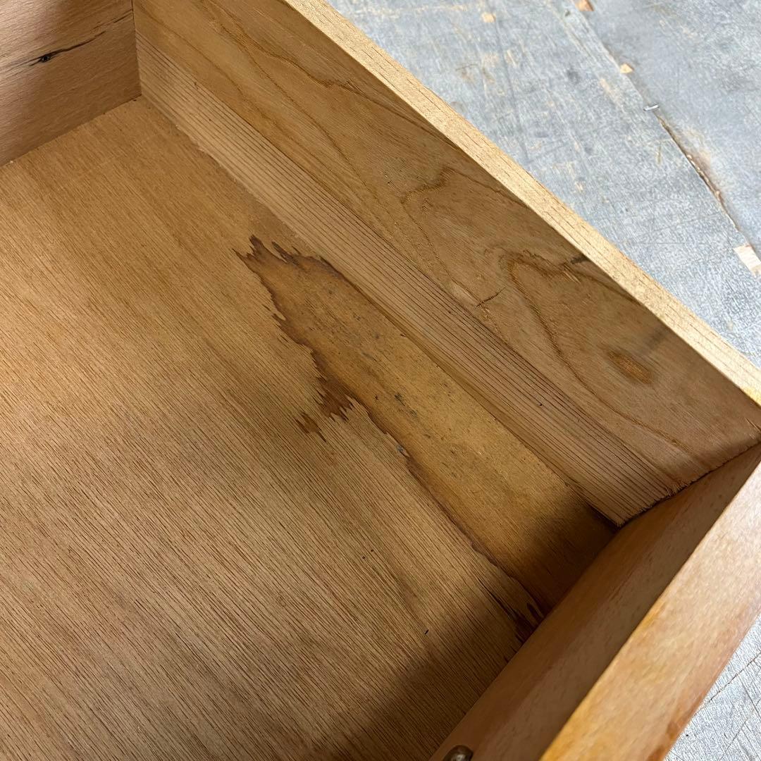 アンティーク 飾り棚 オープンラック 本棚 引き出し二杯 昭和レトロ z613