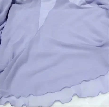 SALE☆チャコット　社交ダンス　スカート M　薄紫　シフォン　定価45100円