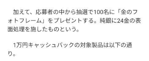 CANON　金のフォトフレーム 純銀　24金　24K キャノン キャンペーン