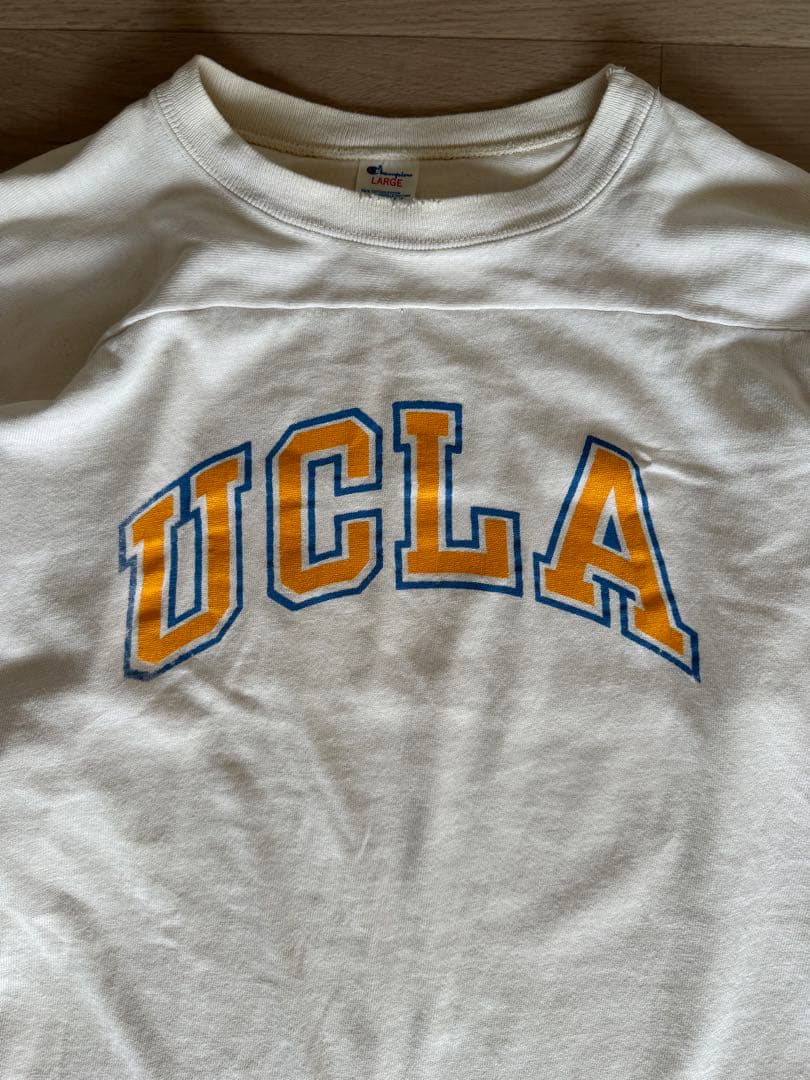 80s トリコタグ Champion チャンピオン UCLA フットボール L