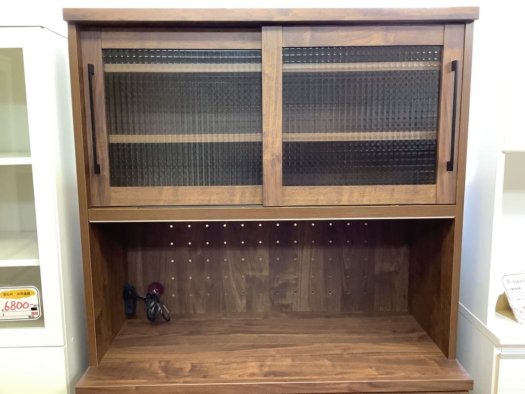 食器棚 モイス コンセント付き キッチンボード