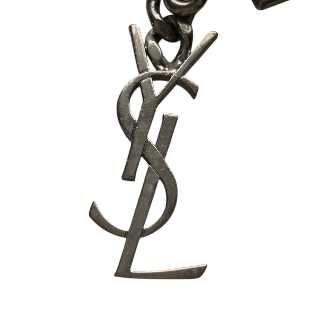 イヴサンローラン YSL カサンドラ キーホルダー キーリング ブラック