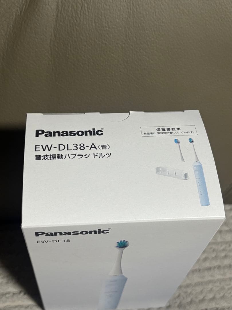 新品未使用　電動歯ブラシ　Panasonic EW-DL38-A 青