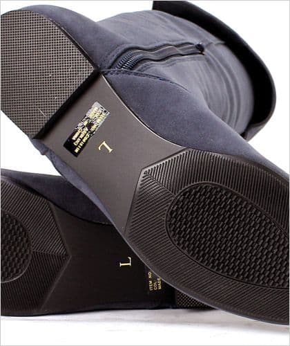 ★ランダ★ブルー★RANDA★ロングブーツ★ スエード