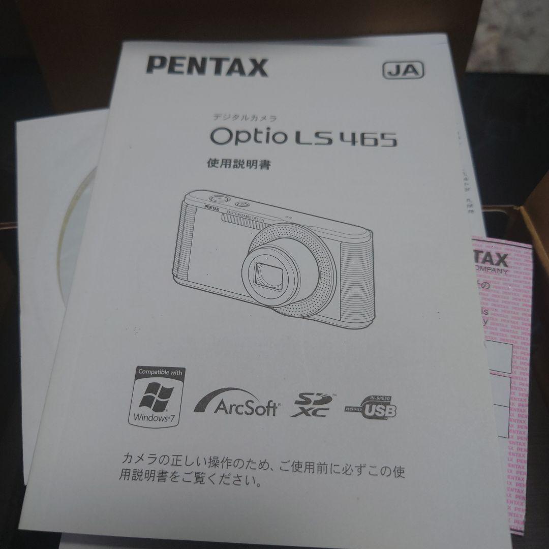 PENTAX Optio LS465 パープル 16MP 5倍ズーム 新品未使用