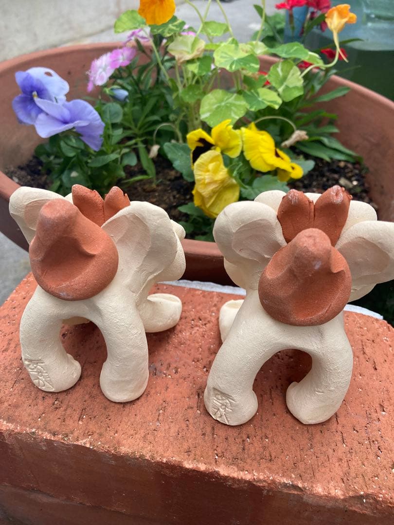 シーサー　魔除け　厄除け　御守り　笑顔　置物　陶器　沖縄　守神