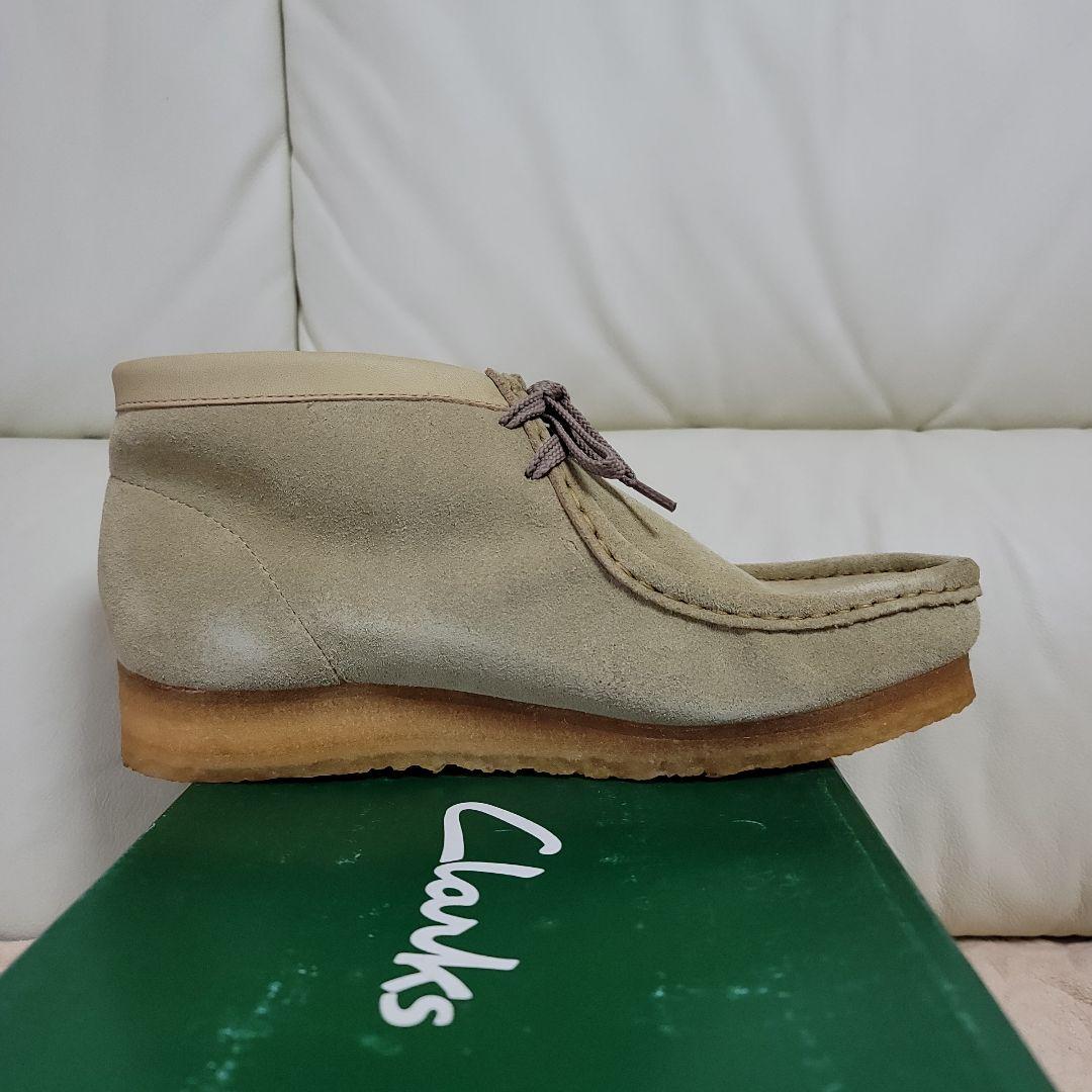 未使用クラークスワラビーClarks Wallabee26.0cmサンドベージュ