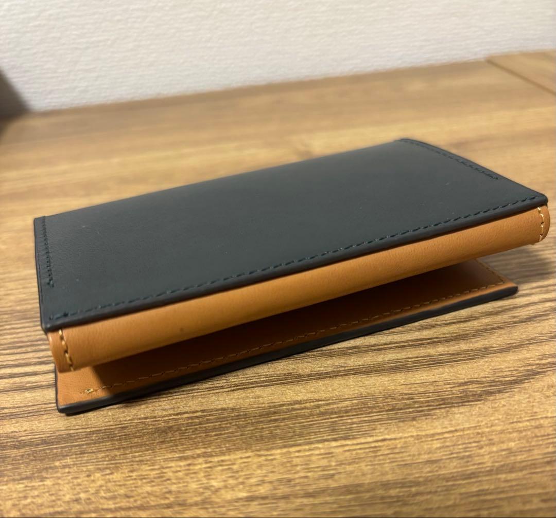 ポールスミス　名刺入れ　グリーン　オシャレ　メンズ