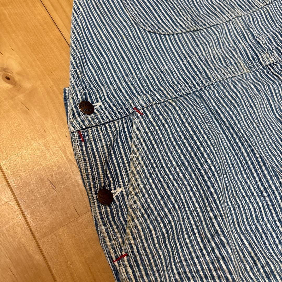 70's BIG MAC オーバーオール ヒッコリー　ライトオンス