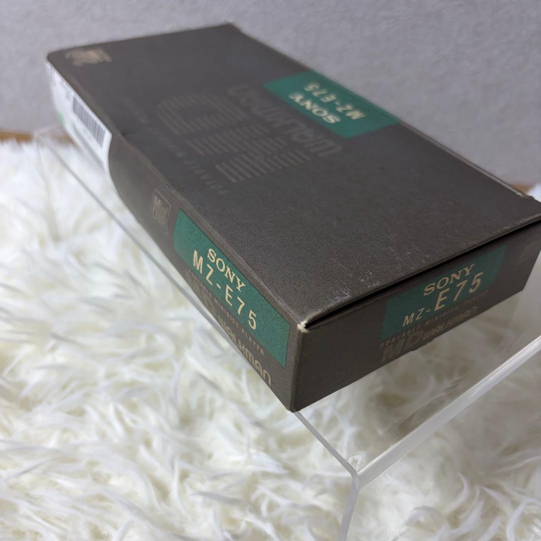 【完動品】SONY MD WALKMAN MZ-E75 グリーン MDプレーヤー