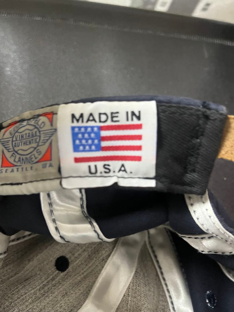 90s Ebbets Field Flannels キャップ　NYC刺繍