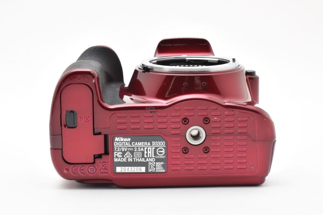 超美品 NIKON ニコン D3300 レッド H018