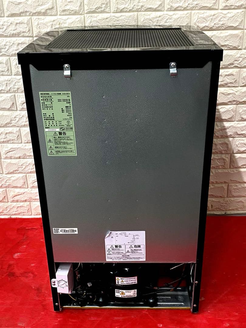 アイリスオーヤマ 2021年製 1ドア 冷凍庫 60L IUSD-6B-B