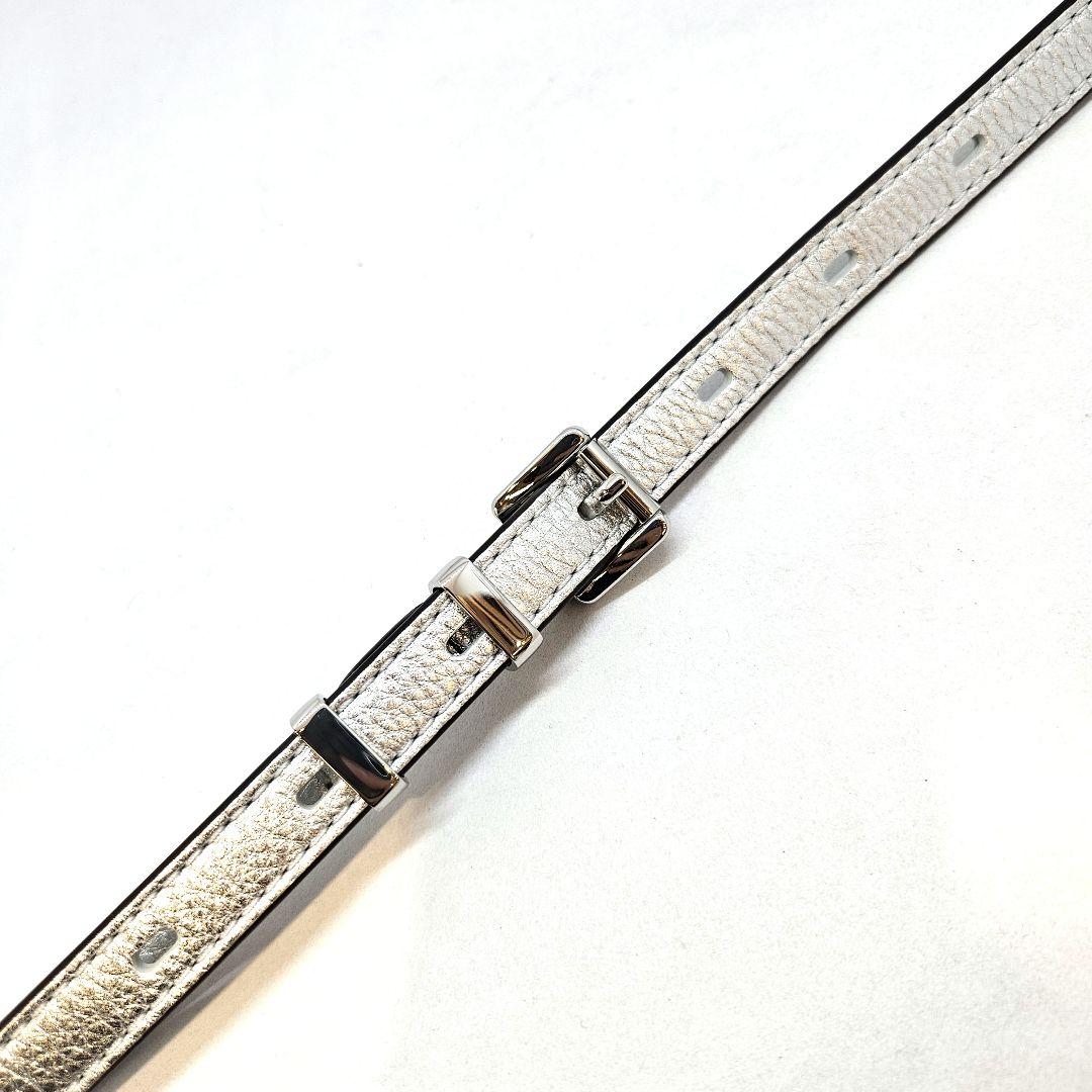 マイケルコース ショルダーバック ハンドバッグ シルバー スモール