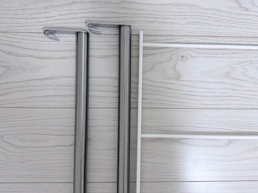 ステンレスユニットシェルフ　追加棚・帆立・クロスバー・ワードローブバー