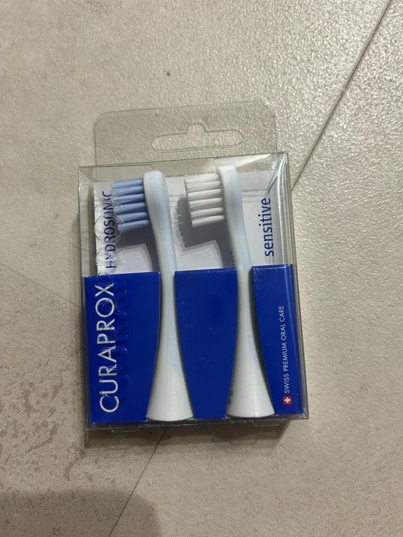 音波式電動歯ブラシ CURAPROX クラプロックス本体と替えブラシ2本