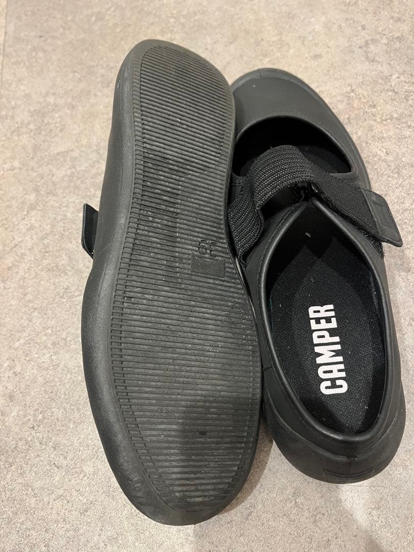 CAMPER ブラック Sako ストラップシューズ　39サイズ