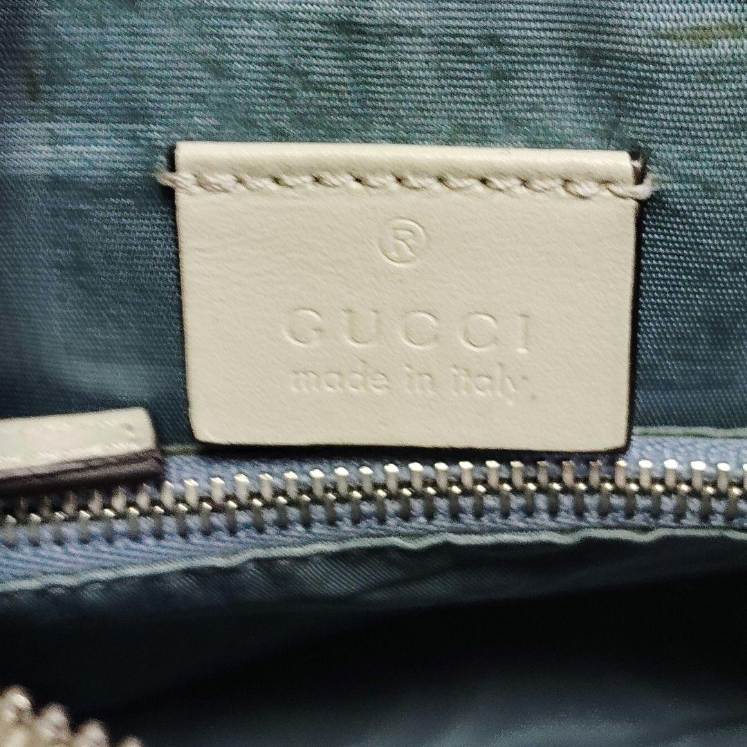 グッチ　セガコラボ　ショルダーバッグ　ミニバッグ　GUCCY　ホワイト　ゴールド