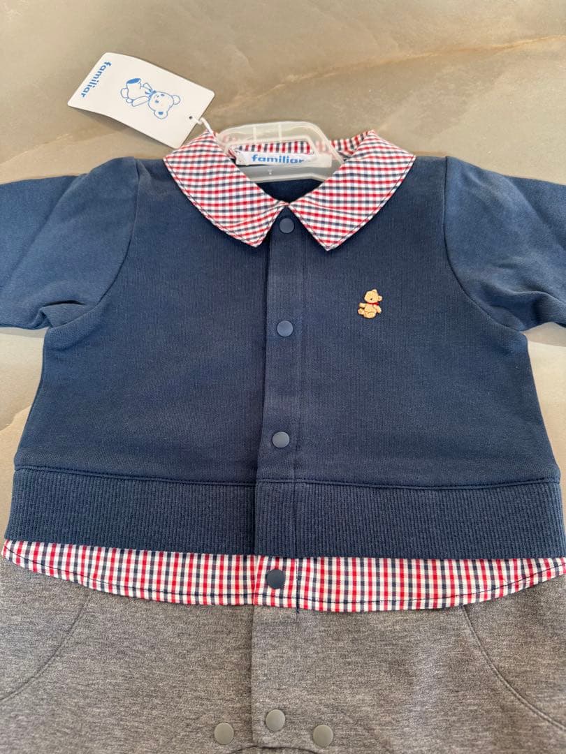 定価14300円新品未使用タグ付きファミリアロンパース60