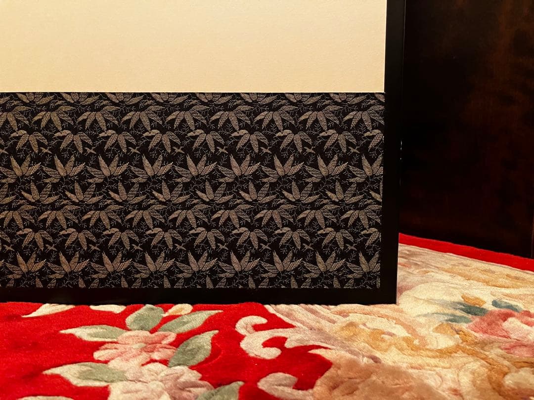 オーダーメイド　茶道具　中国洛陽龍門石窟　屏風　屏風仕立て　装丁　書道　定本