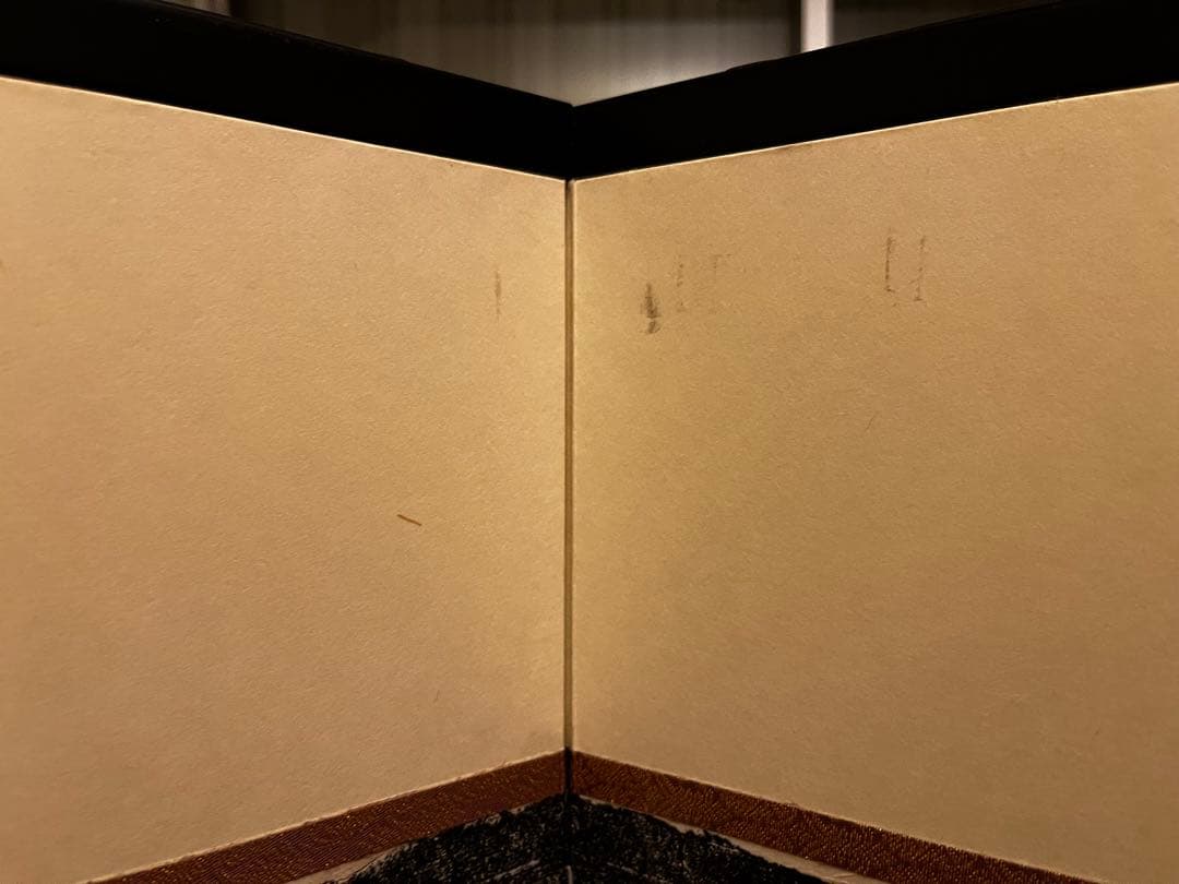 オーダーメイド　茶道具　中国洛陽龍門石窟　屏風　屏風仕立て　装丁　書道　定本