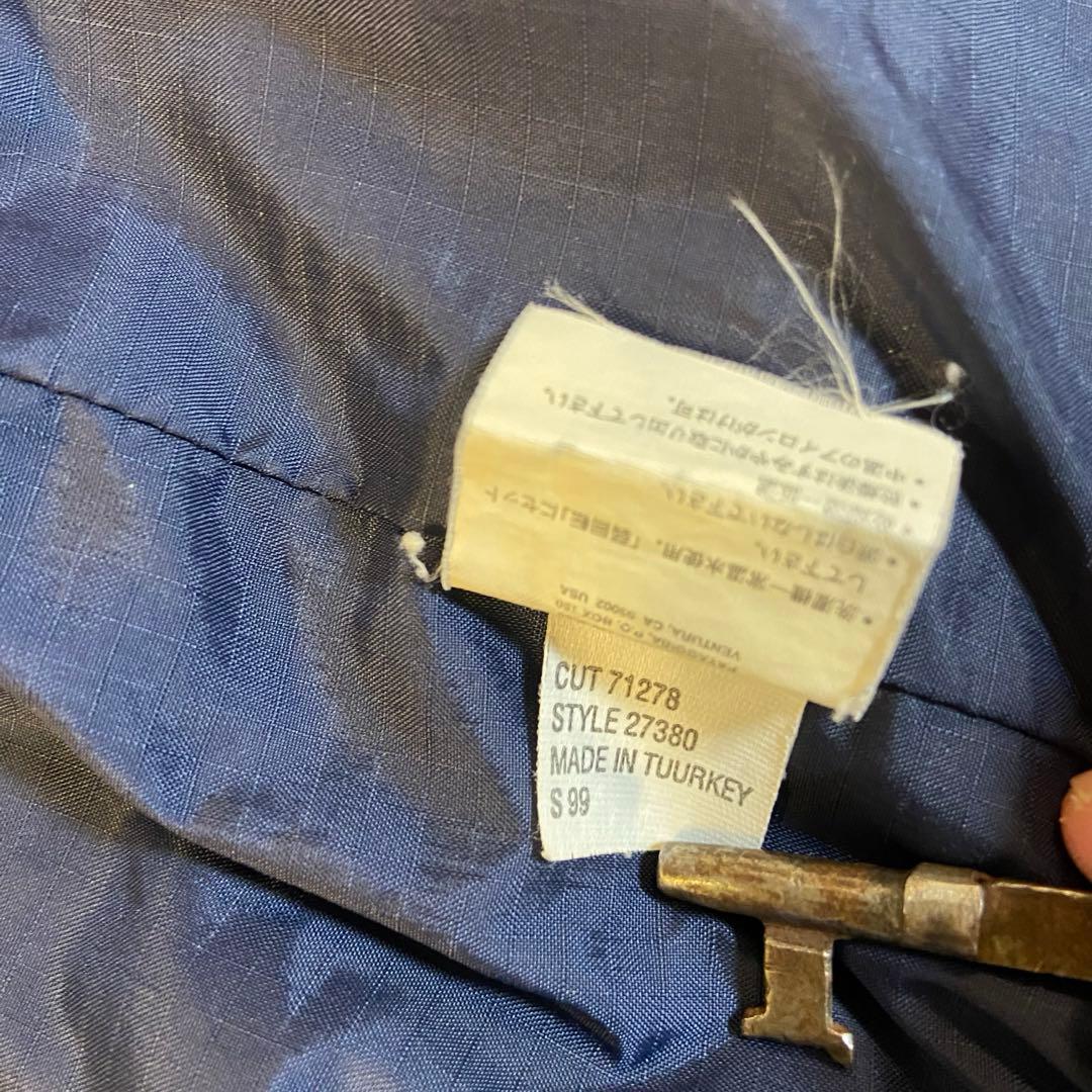 90s Patagonia ダウンベスト ネイビー Lサイズ 詳細不明