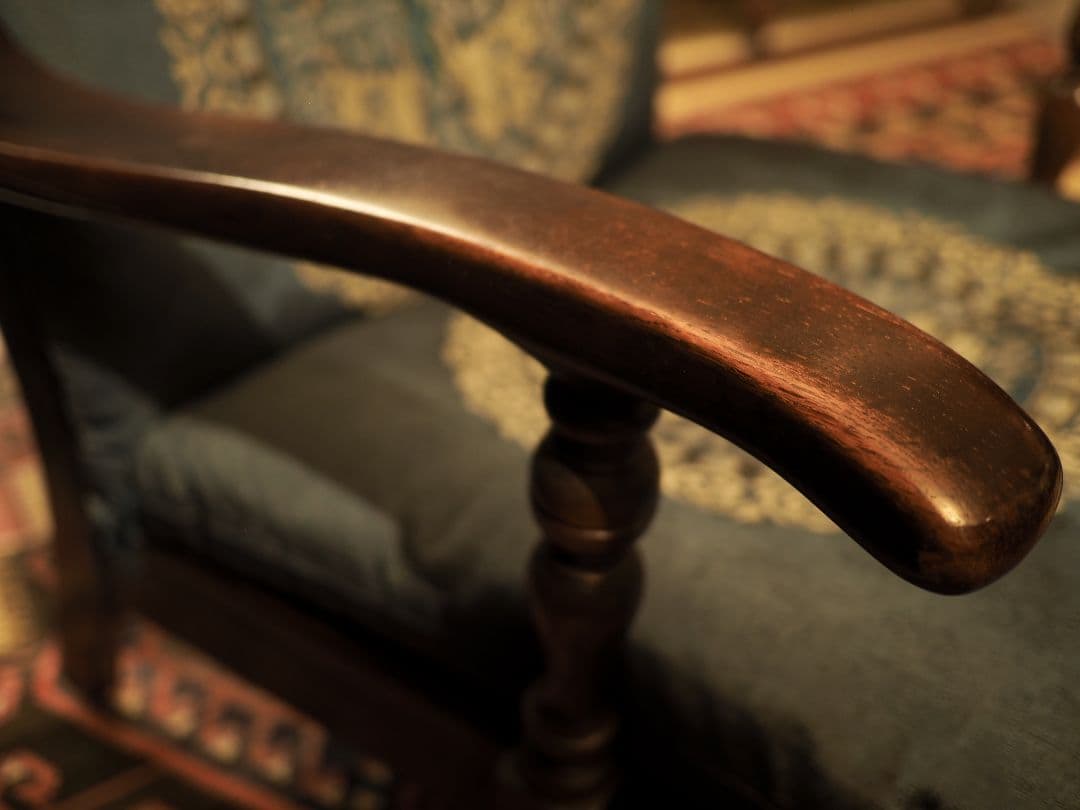 【値引中】“飛騨産業”キツツキアーム1pソファB