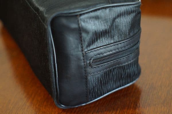 ダンヒル　コンビ　セカンドバッグ　トラベルポーチ　メンズポーチ　クラッチバッグ