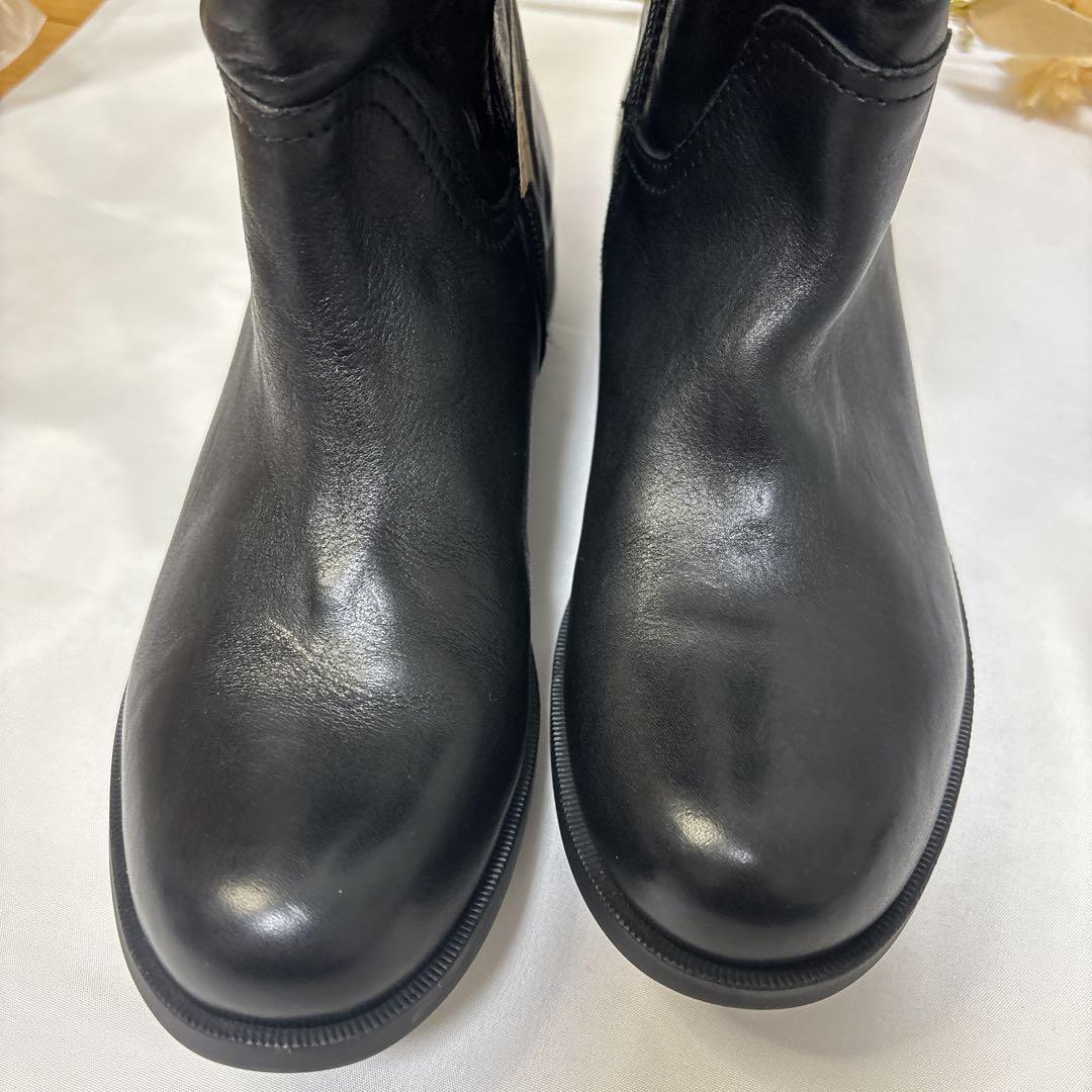 【未使用品】カンペール　CAMPER ミドルブーツ　ブラック　38 サイドジップ