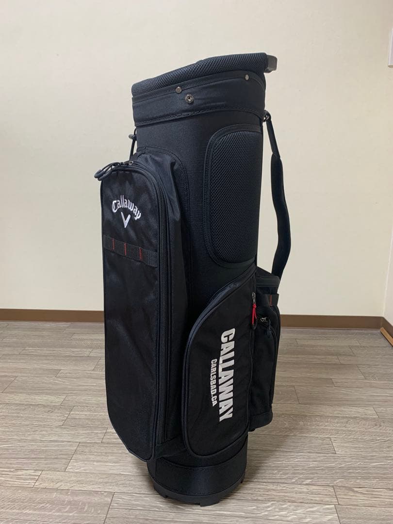 Callaway キャロウェイ　大収納力のキャディバッグ　自立式　ブラック