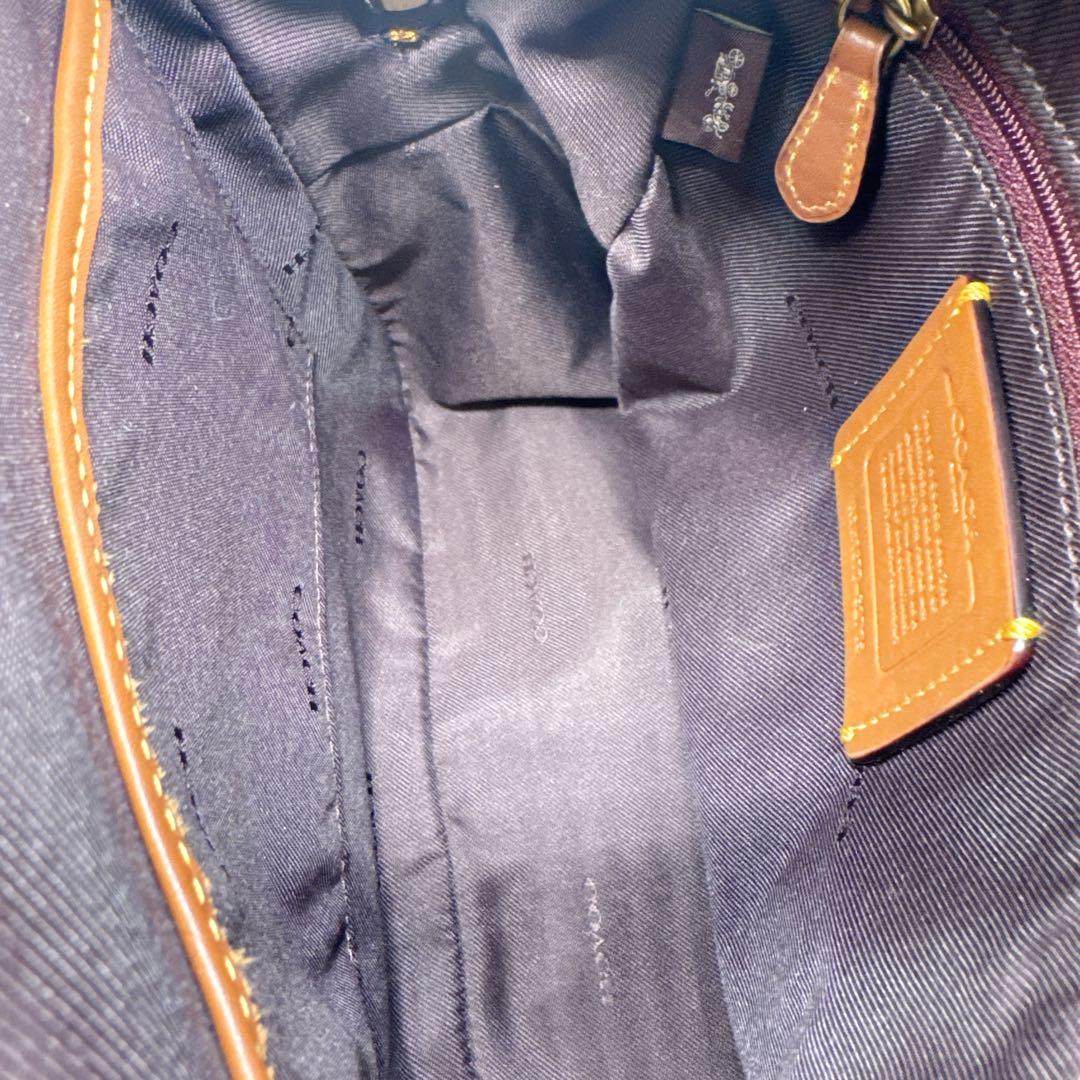 美品✨ COACH PVC レザー ターンロック シグネチャーミニリュック