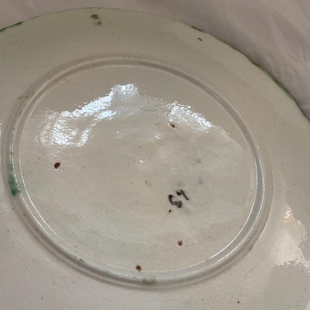 フランス アンティーク バルボティーヌ いちご柄 プレート