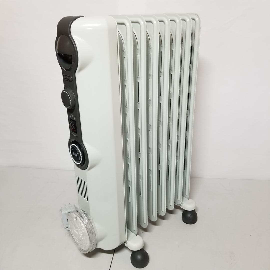 DeLonghi デロンギ オイルヒーター ゼロ風暖房 ホワイト HJ0812