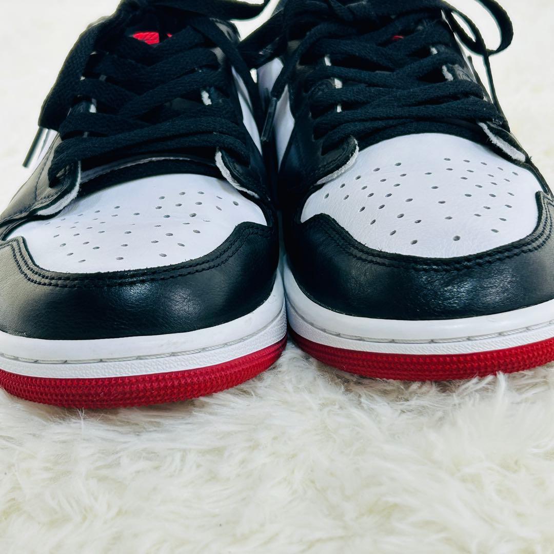 【極美品】名品　NIKE AIR JORDAN 1 LOW OG つま黒