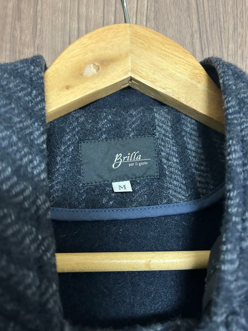HO‼️Brilla ダッフルコート Mサイズ ダークグレー