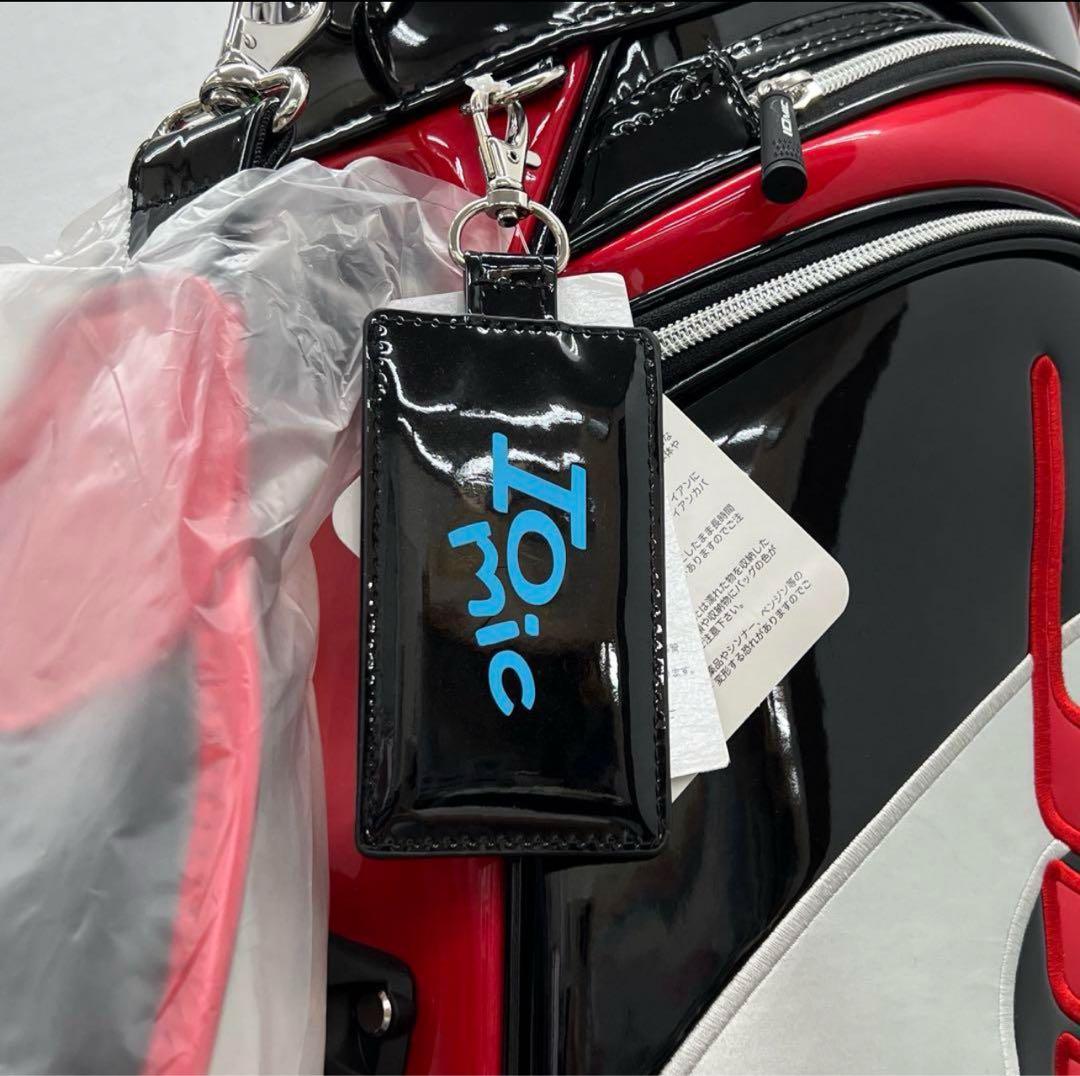 イオミック IOMIC キャディーバック　2019年モデル　ゴルフバック　黒赤