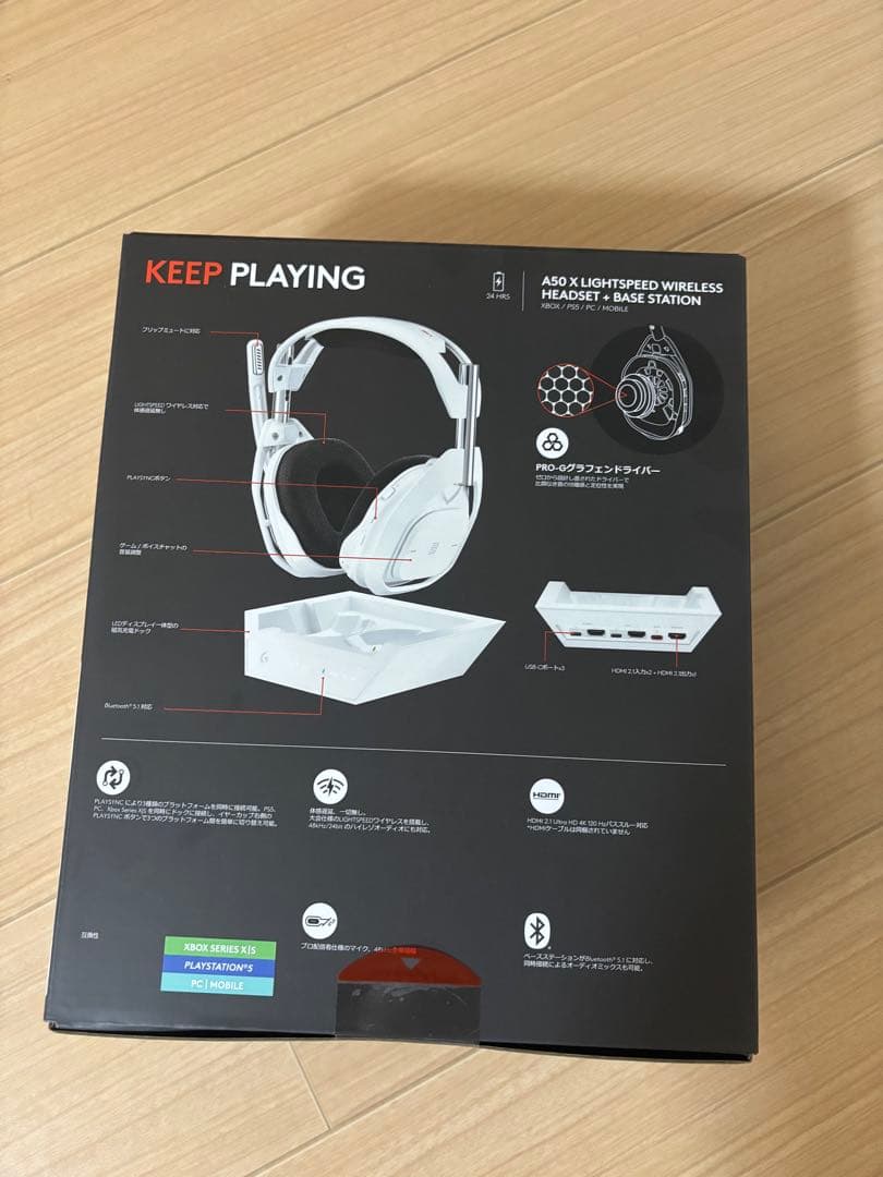 Logicool G ワイヤレスゲーミングヘッドセット ASTRO A50X