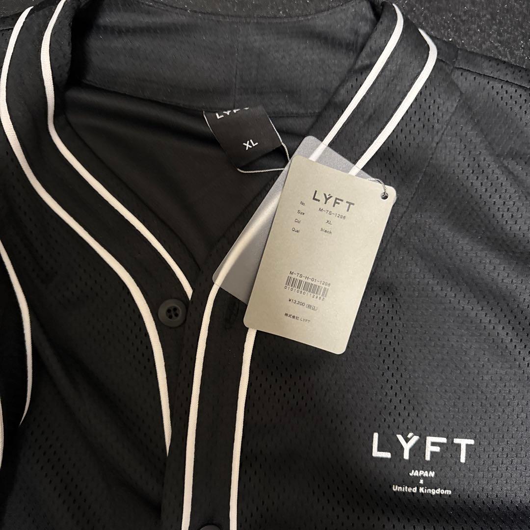 lyft ベースボールシャツ　黒　XL